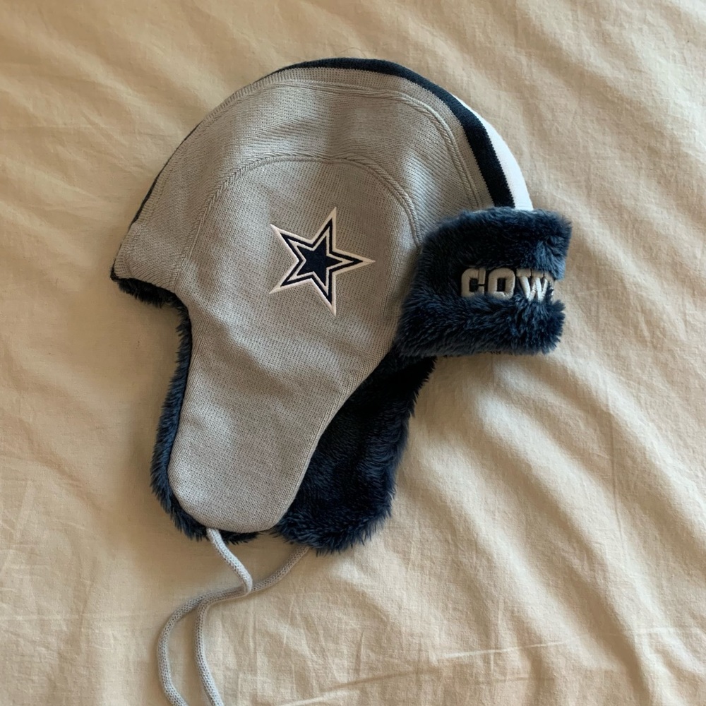 Dallas Cowboys Aviator Beanie Hat